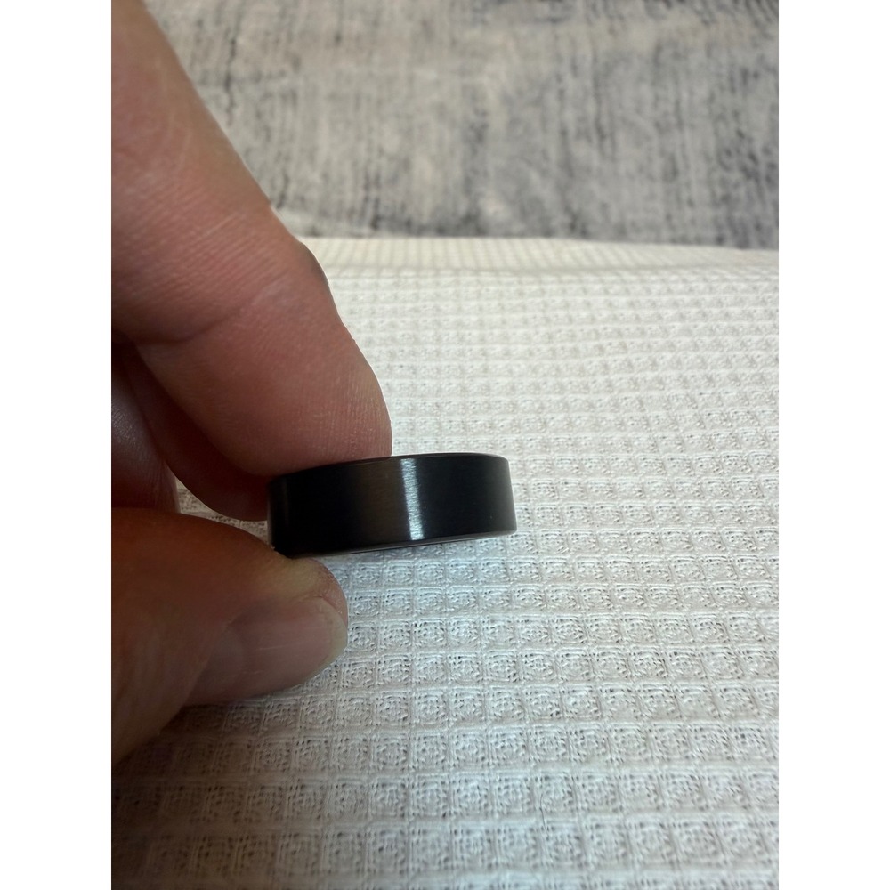 1913 Mens Accessories Black Stainless Steel Band Ring Size 11 NRS594716B - Picture 9 of 9
